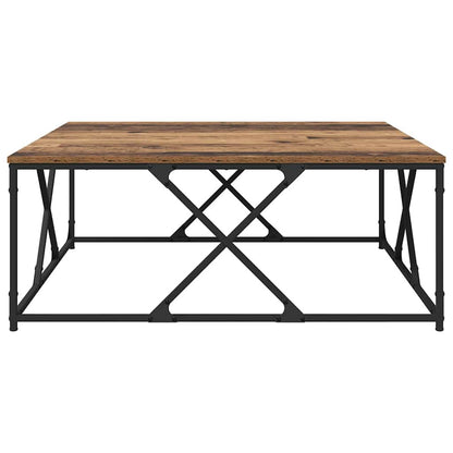 vidaXL Coffee Table Old Wood 100 x 100 x 40 cm Engineered Wood