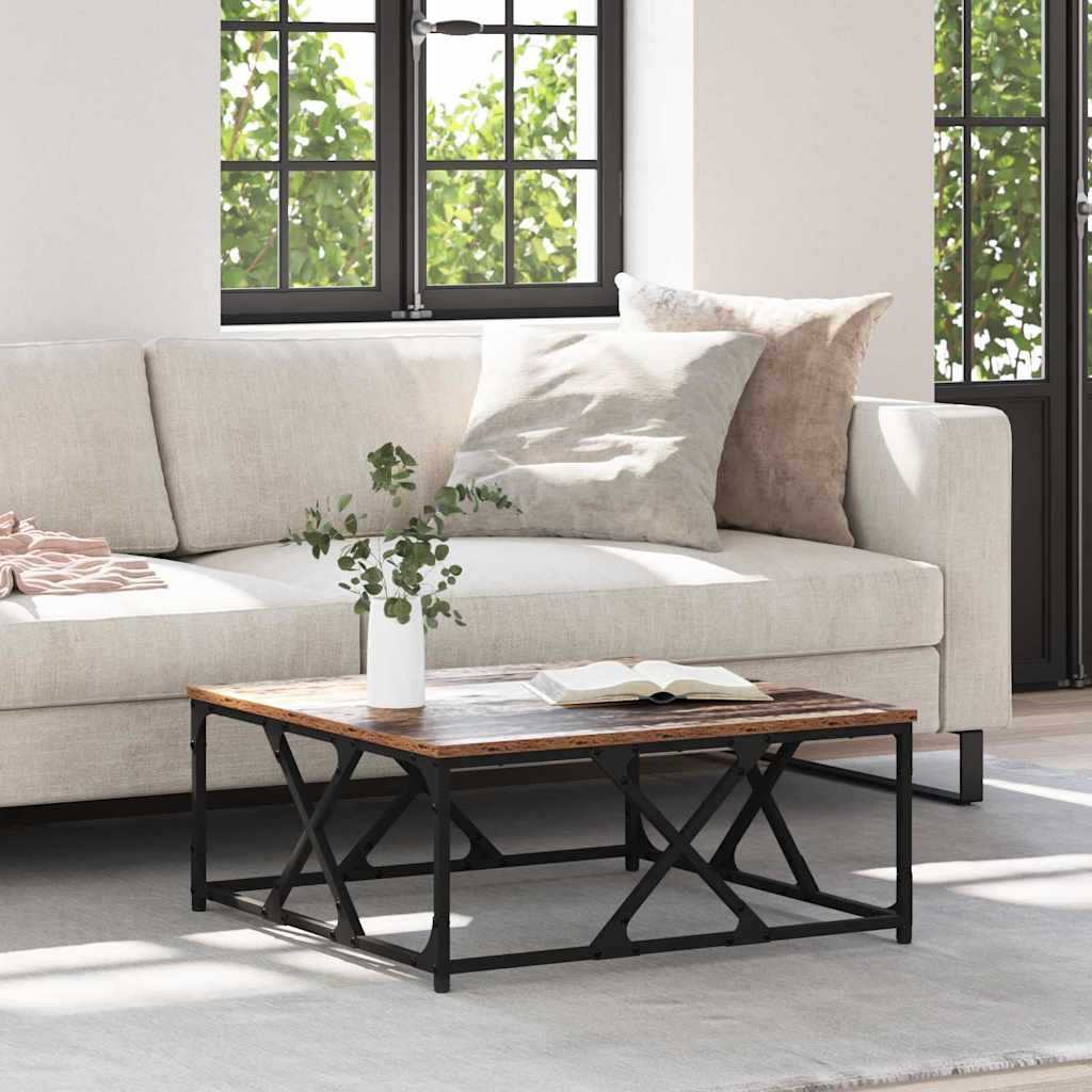 vidaXL Coffee Table Old Wood 70 x 70 x 30 cm Engineered Wood