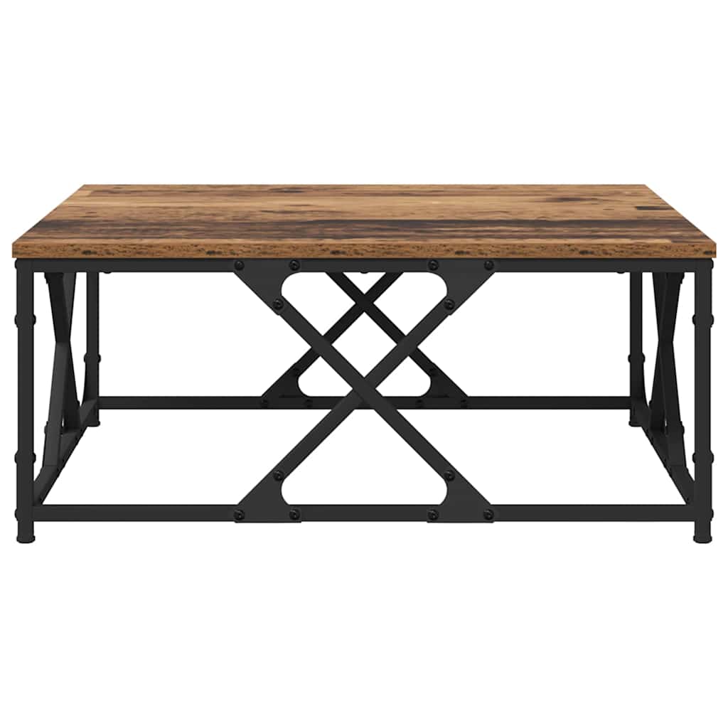vidaXL Coffee Table Old Wood 70 x 70 x 30 cm Engineered Wood