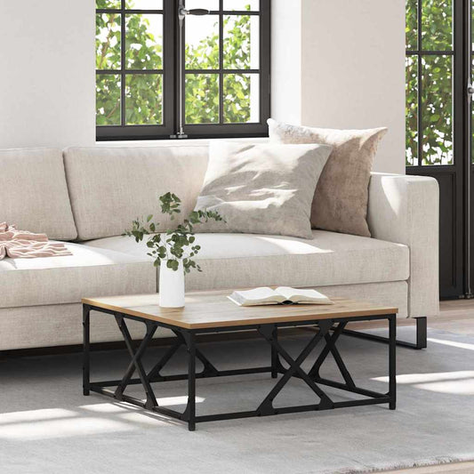 vidaXL Coffee Table Artisan Oak 70 x 70 x 30 cm Engineered Wood