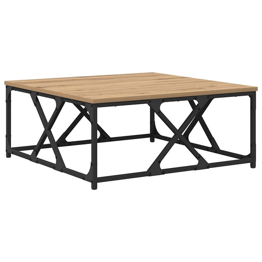 vidaXL Coffee Table Artisan Oak 70 x 70 x 30 cm Engineered Wood