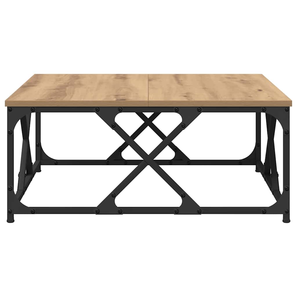 vidaXL Coffee Table Artisan Oak 70 x 70 x 30 cm Engineered Wood