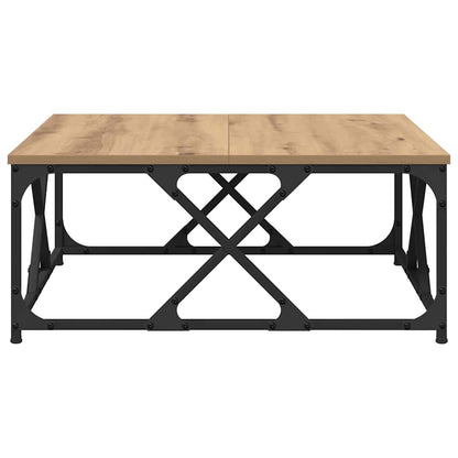 vidaXL Coffee Table Artisan Oak 70 x 70 x 30 cm Engineered Wood