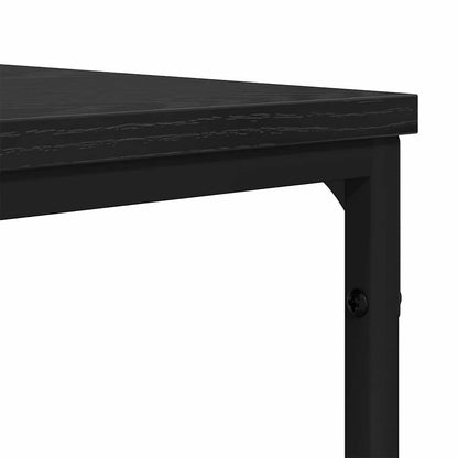 vidaXL Coffee Table Black Oak 70 x 70 x 30 cm Engineered Wood