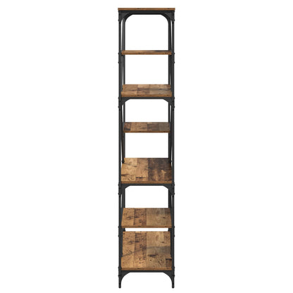 vidaXL Bookshelf 9-Tier 91 x 36 x 176 cm Engineered Wood Old Wood