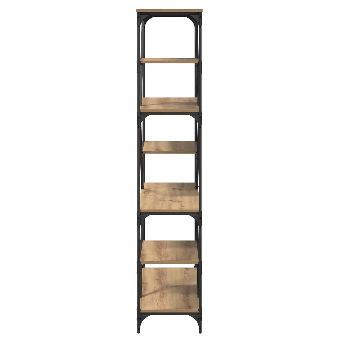 vidaXL Bookshelf 9-Tier 91 x 36 x 176 cm Engineered Wood Artisan Oak