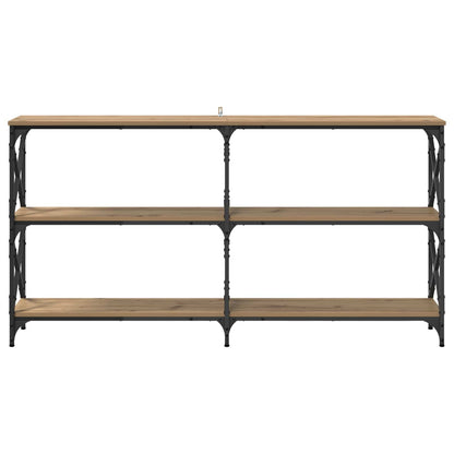 vidaXL Console Table Artisan Oak 156 x 28 x 80.5 cm Engineered Wood