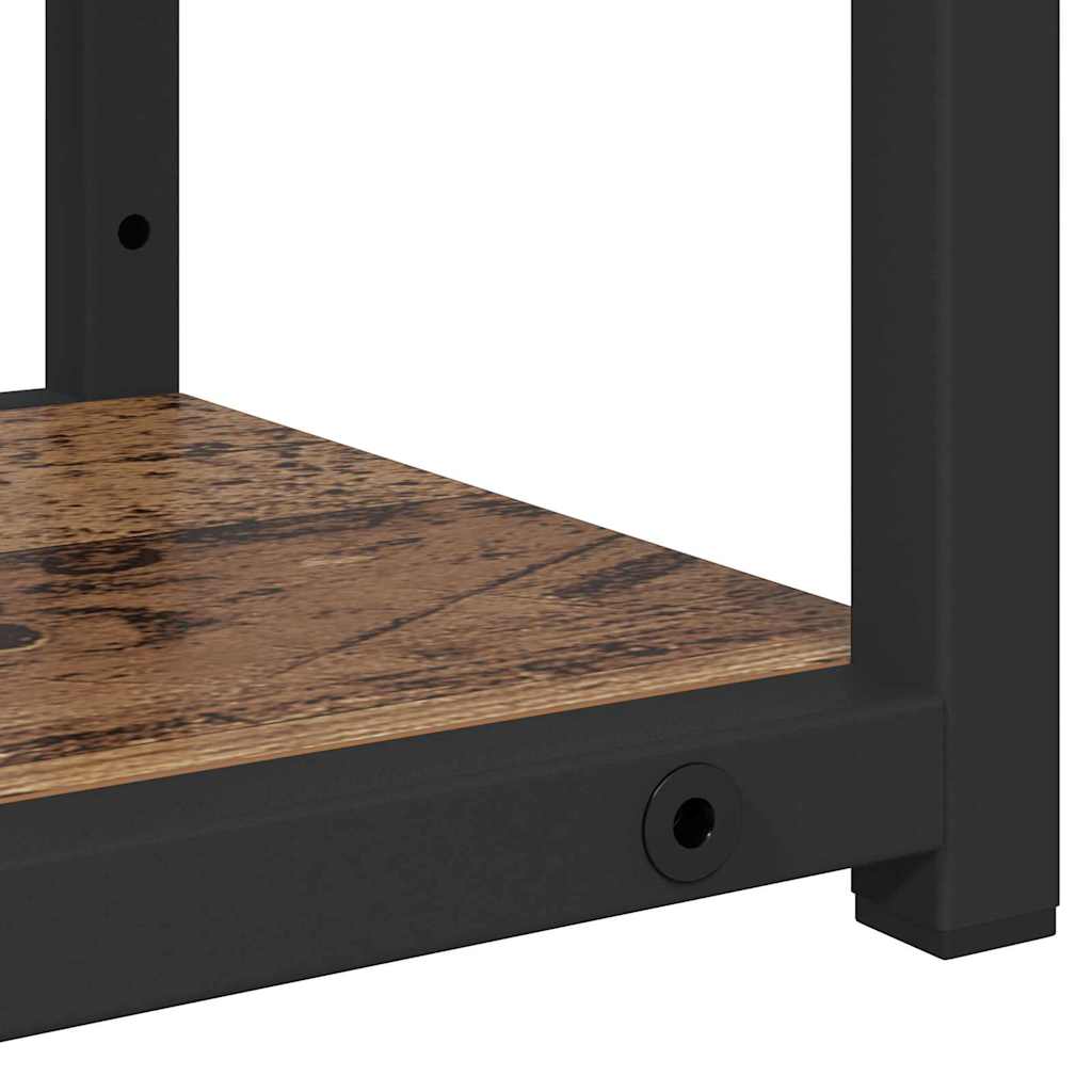 vidaXL Wall Shelf Old Wood 60 x 21 x 78.5 cm Engineered Wood
