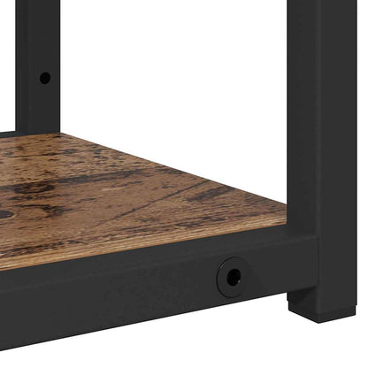 vidaXL Wall Shelf Old Wood 60 x 21 x 78.5 cm Engineered Wood