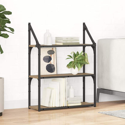 vidaXL Wall Shelf Wall-Mounted Artisan Oak 60 x 21 x 78.5 cm