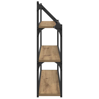 vidaXL Wall Shelf Wall-Mounted Artisan Oak 80 x 21 x 78.5 cm