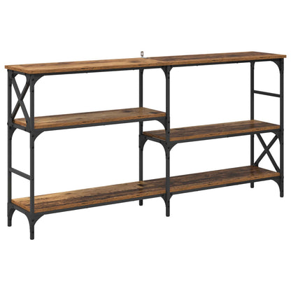 vidaXL Console Table Old Wood 150 x 29 x 76.5 cm Engineered Wood
