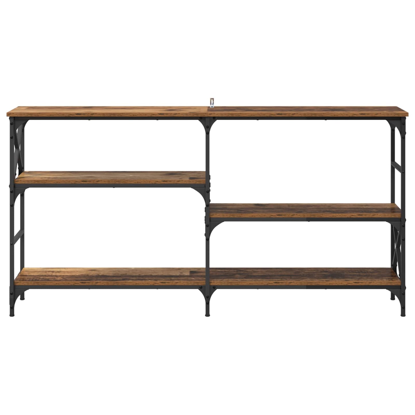 vidaXL Console Table Old Wood 150 x 29 x 76.5 cm Engineered Wood