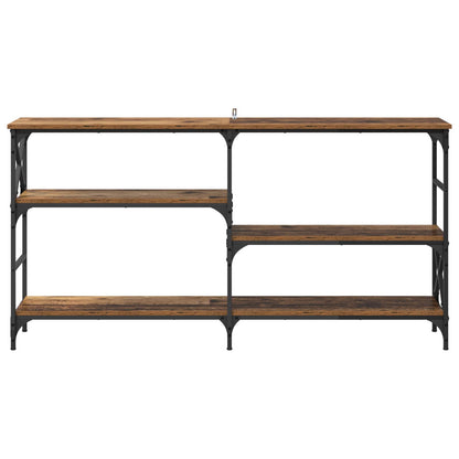 vidaXL Console Table Old Wood 150 x 29 x 76.5 cm Engineered Wood