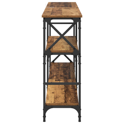 vidaXL Console Table Old Wood 150 x 29 x 76.5 cm Engineered Wood