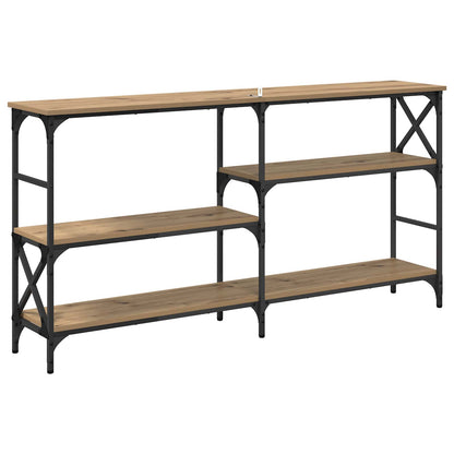 vidaXL Console Table Artisan Oak 150 x 29 x 76.5 cm Engineered Wood