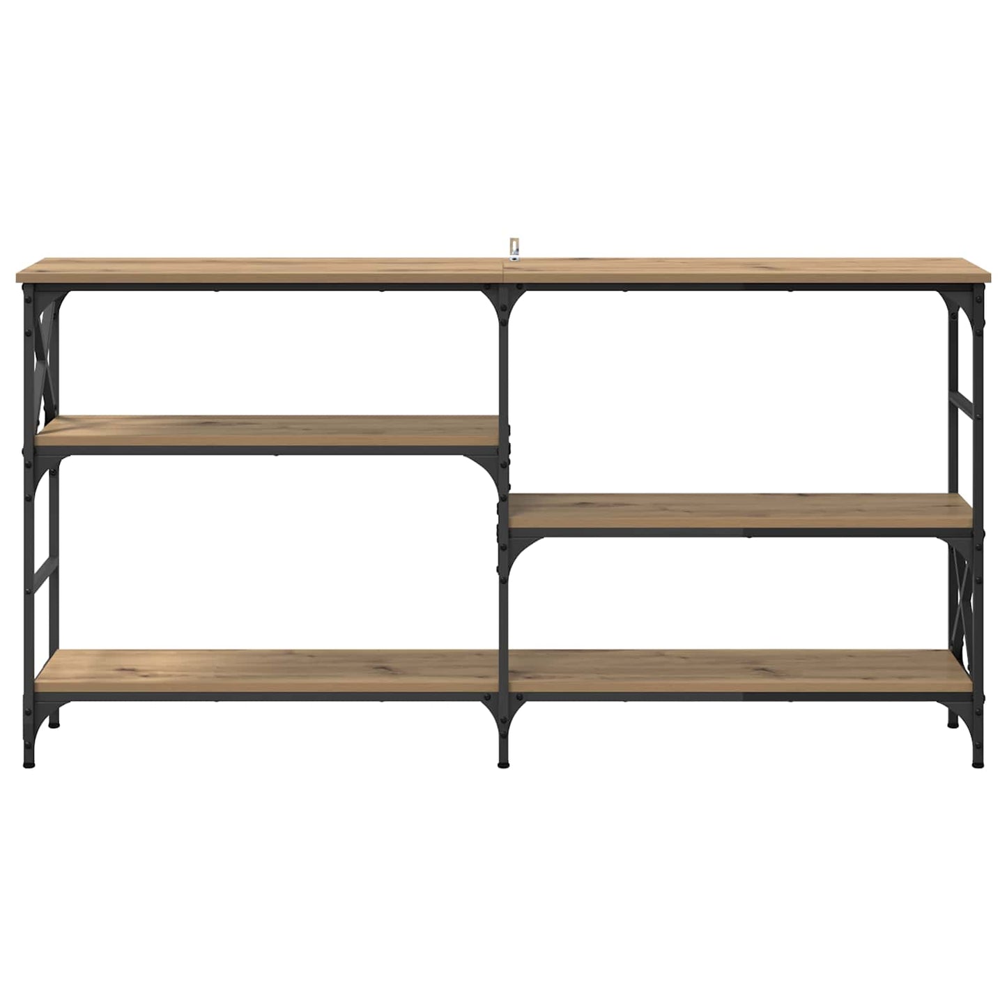 vidaXL Console Table Artisan Oak 150 x 29 x 76.5 cm Engineered Wood