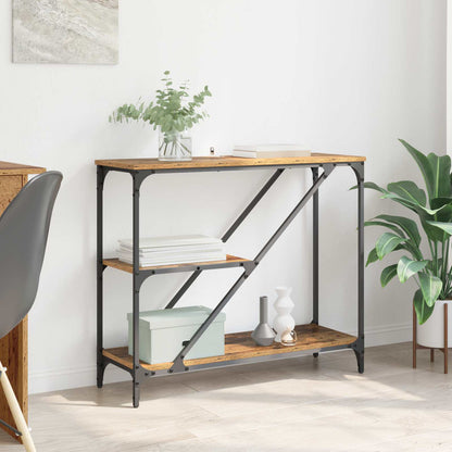 vidaXL Console Table Old Wood 88.5 x 30 x 75 cm Engineered Wood