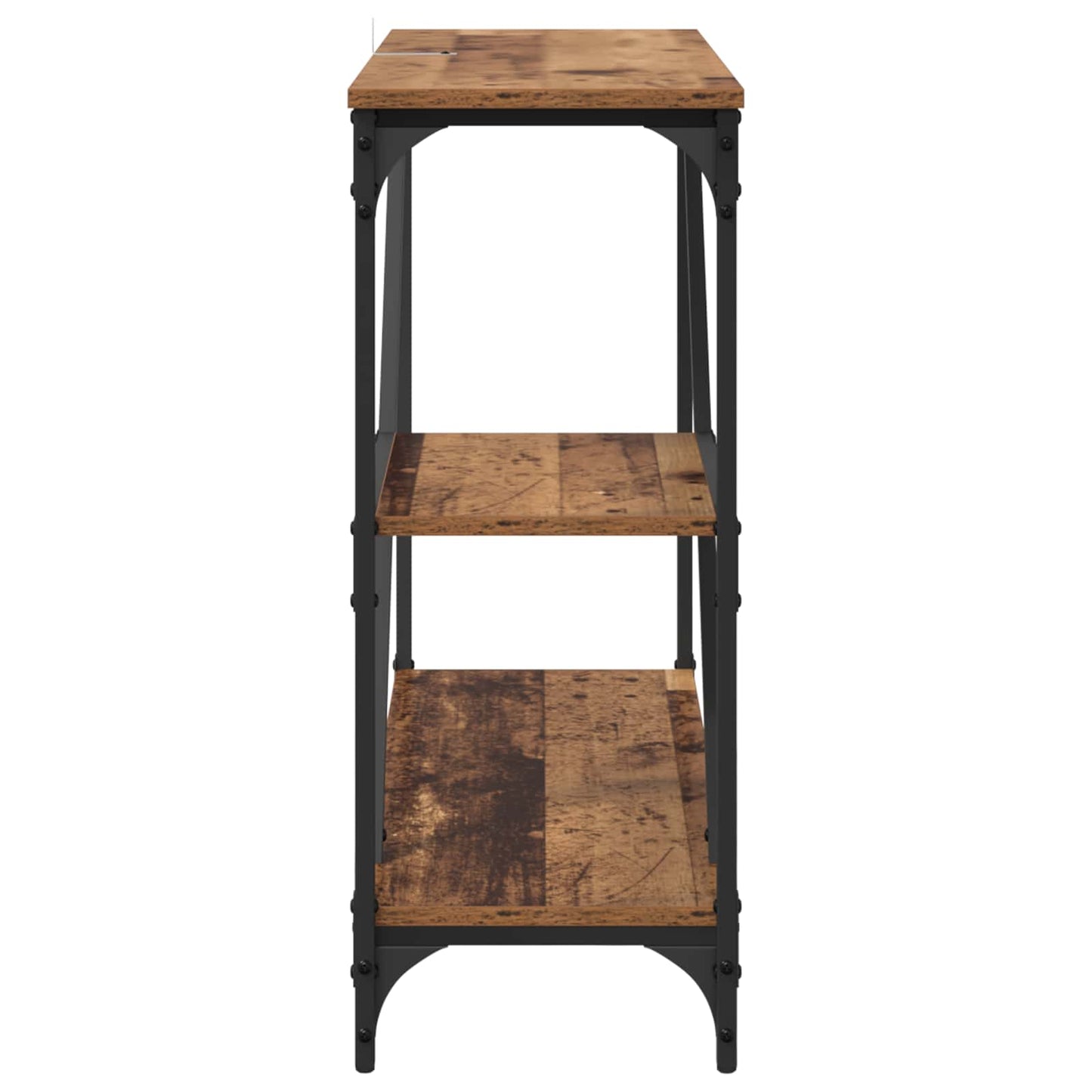 vidaXL Console Table Old Wood 88.5 x 30 x 75 cm Engineered Wood