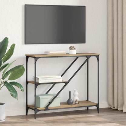 vidaXL Console Table Artisan Oak 88.5 x 30 x 75 cm Engineered Wood