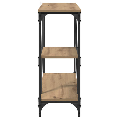 vidaXL Console Table Artisan Oak 88.5 x 30 x 75 cm Engineered Wood