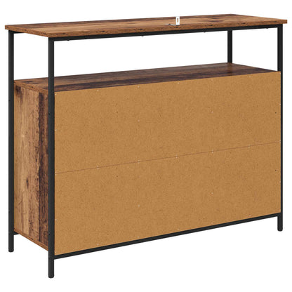 vidaXL Sideboard Old Wood 100 x 35 x 80 cm Engineered Wood