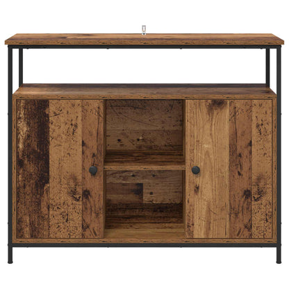 vidaXL Sideboard Old Wood 100 x 35 x 80 cm Engineered Wood