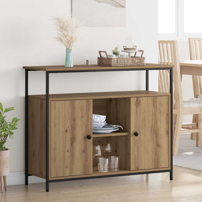 vidaXL Sideboard Artisan Oak 100 x 35 x 80 cm Engineered Wood