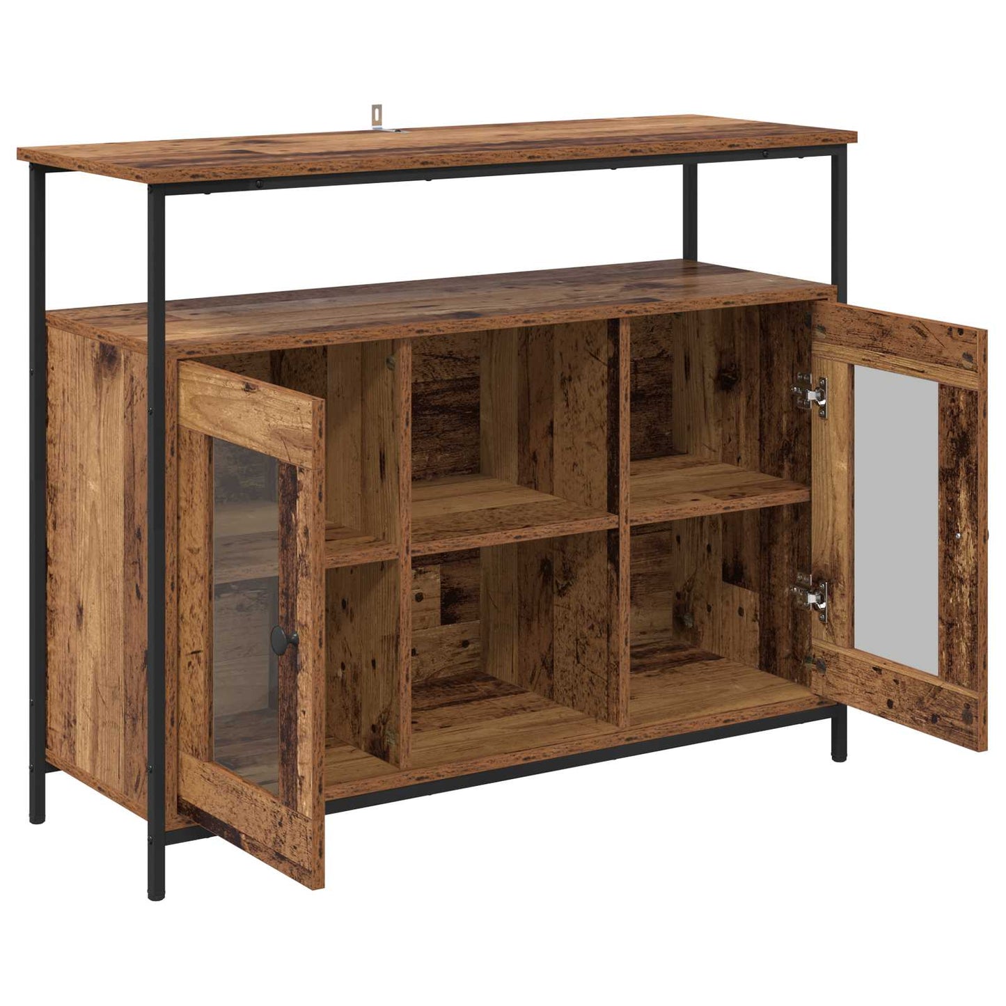 vidaXL Sideboard Old Wood 100 x 35 x 80 cm Engineered Wood