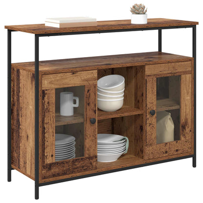 vidaXL Sideboard Old Wood 100 x 35 x 80 cm Engineered Wood