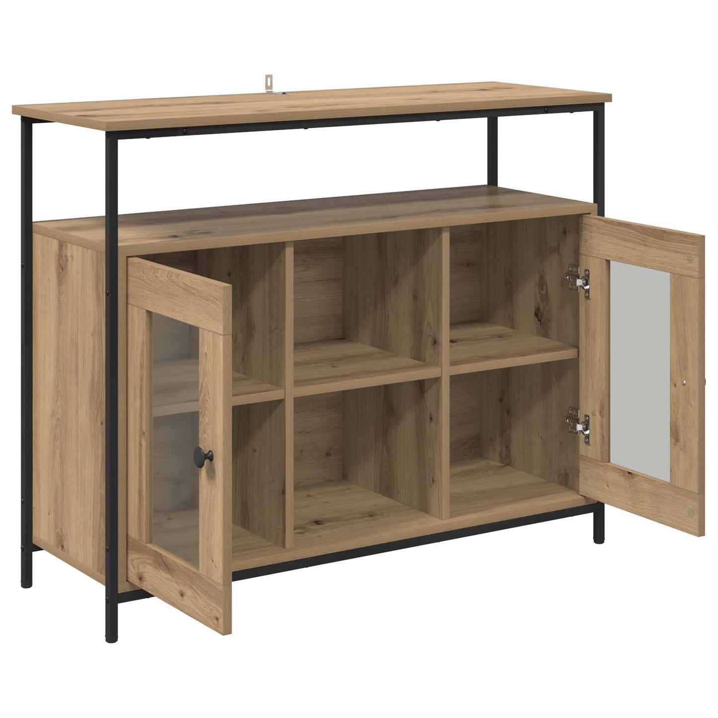 vidaXL Sideboard Artisan Oak 100 x 35 x 80 cm Engineered Wood