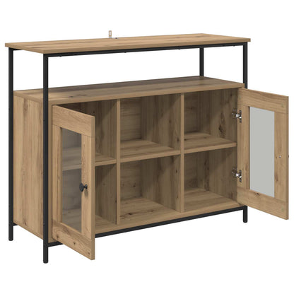 vidaXL Sideboard Artisan Oak 100 x 35 x 80 cm Engineered Wood