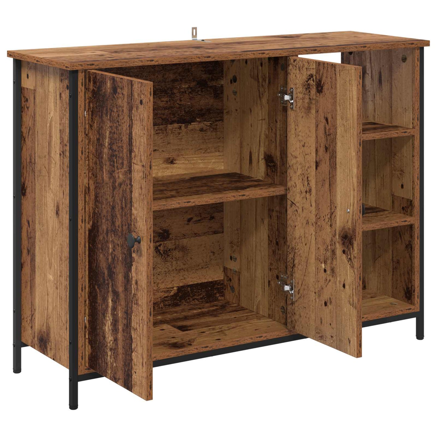 vidaXL Sideboard Old Wood 100 x 33 x 75 cm Engineered Wood