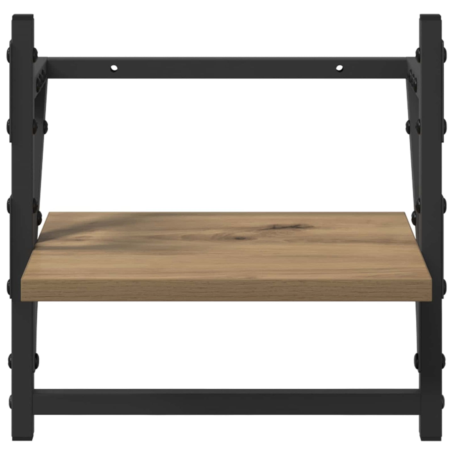 vidaXL Wall Shelf Set with Shelf 6 pcs Artisan Oak 100 x 25 x 30 cm