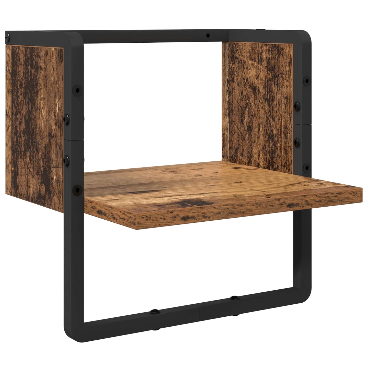 vidaXL Wall Shelf Set 4 pcs Old Wood 65 x 25 x 30 cm Engineered Wood