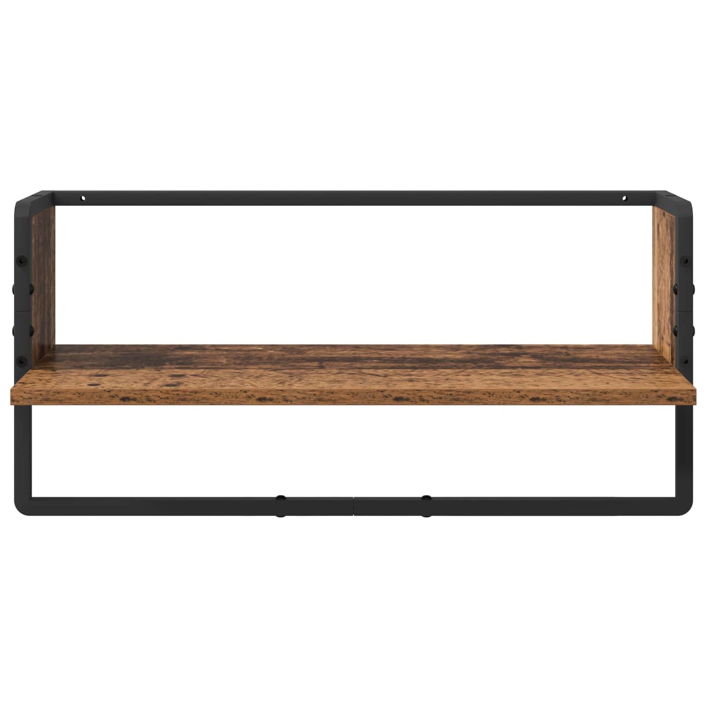 vidaXL Wall Shelf Set 4 pcs Old Wood 65 x 25 x 30 cm Engineered Wood