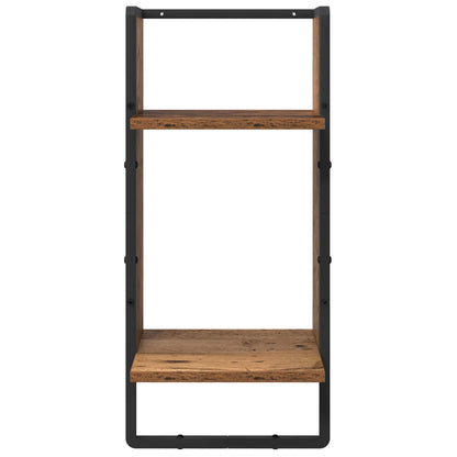 vidaXL Wall Shelf Set 4 pcs Old Wood 65 x 25 x 30 cm Engineered Wood