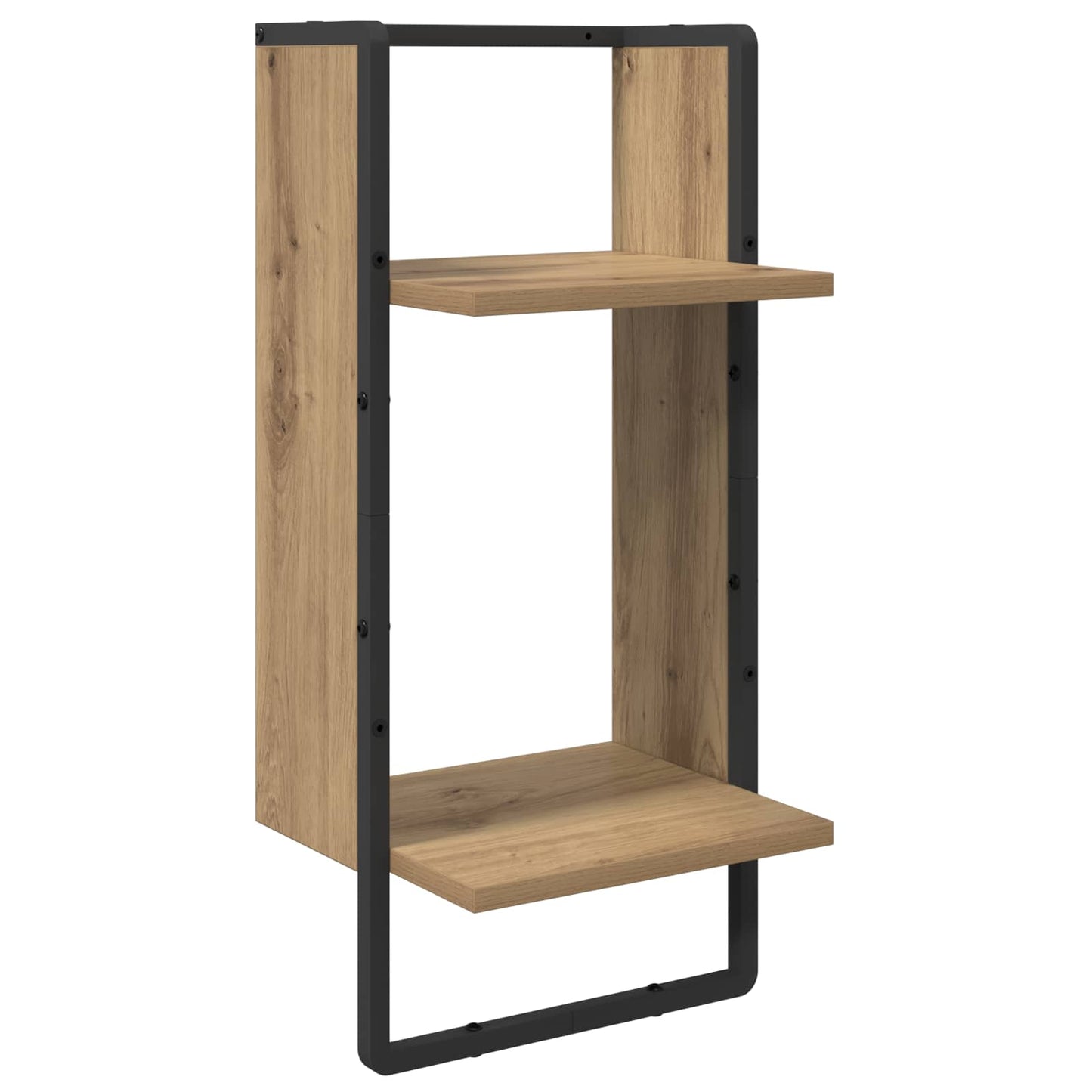 vidaXL Wall Shelf Set with Shelf 6 pcs Artisan Oak 100 x 25 x 30 cm