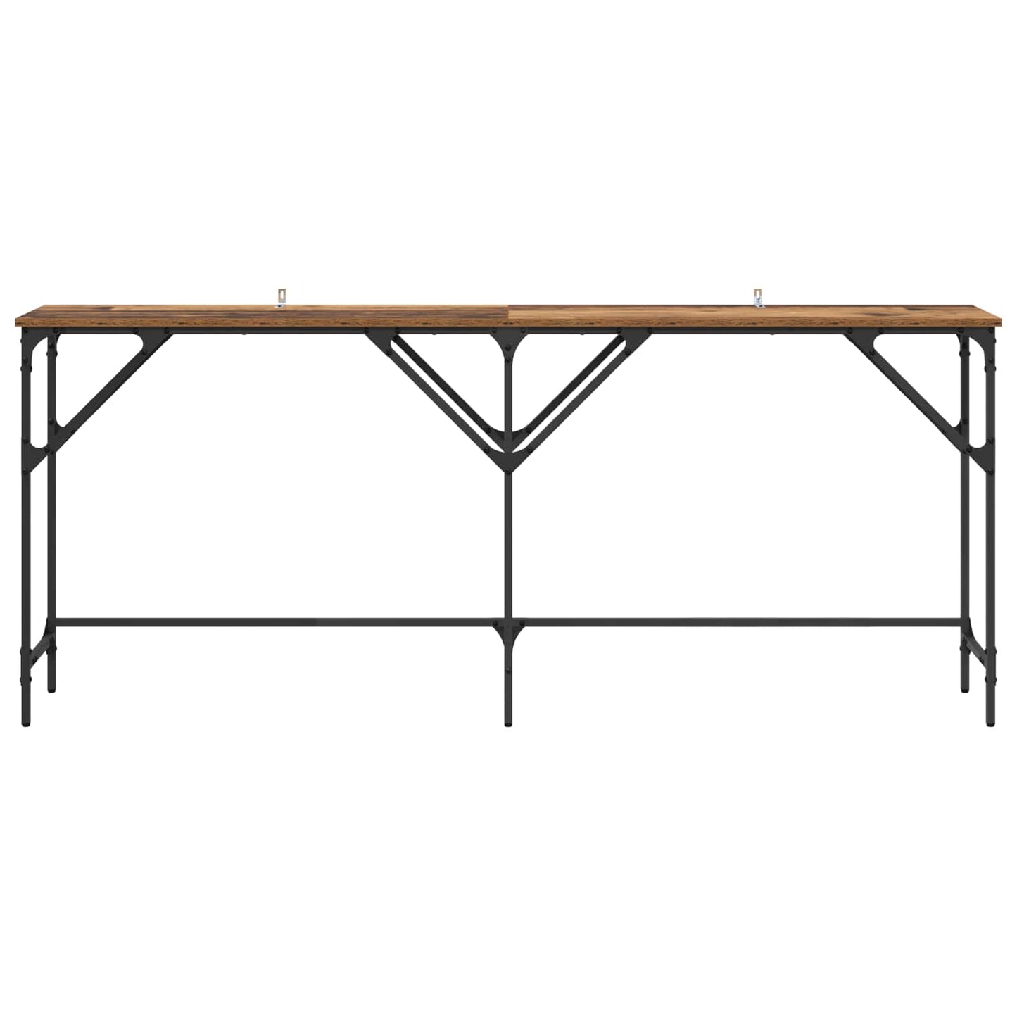 vidaXL Console Table Old Wood 180 x 30 x 75 cm Engineered Wood