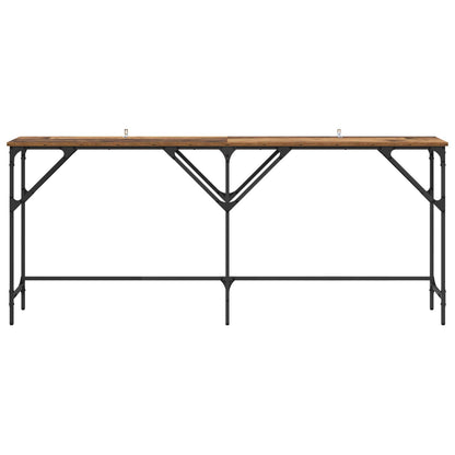 vidaXL Console Table Old Wood 180 x 30 x 75 cm Engineered Wood