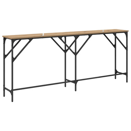 vidaXL Console Table Artisan Oak 180 x 30 x 75 cm Engineered Wood
