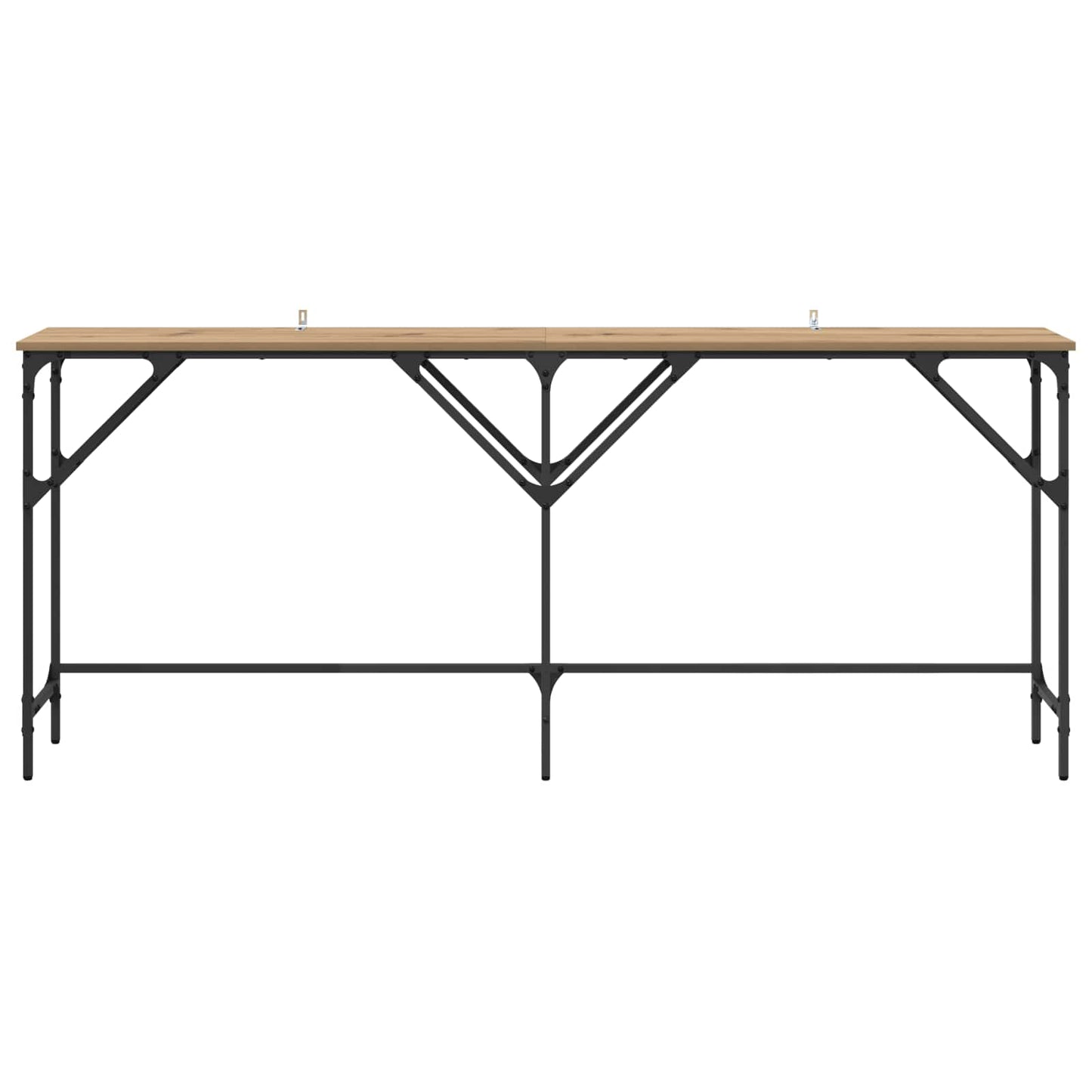 vidaXL Console Table Artisan Oak 180 x 30 x 75 cm Engineered Wood