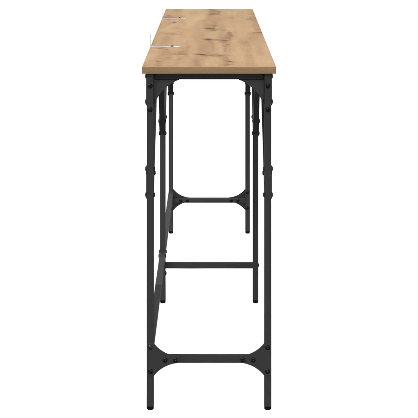 vidaXL Console Table Artisan Oak 180 x 30 x 75 cm Engineered Wood