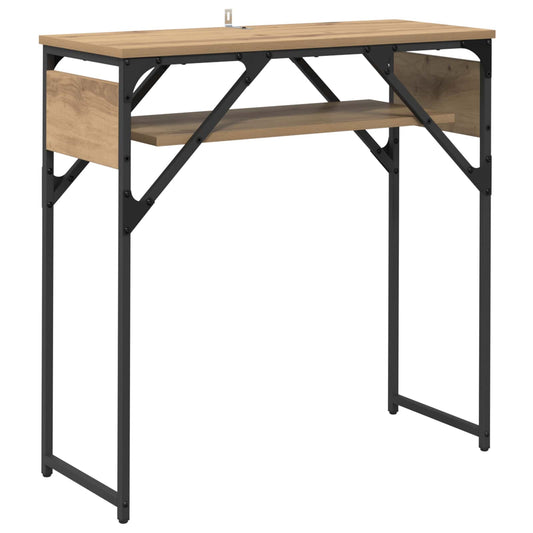 vidaXL ConsoleTable Artisan Oak 75x30x75cm Engineered Wood