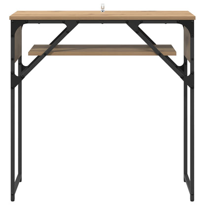 vidaXL ConsoleTable Artisan Oak 75x30x75cm Engineered Wood