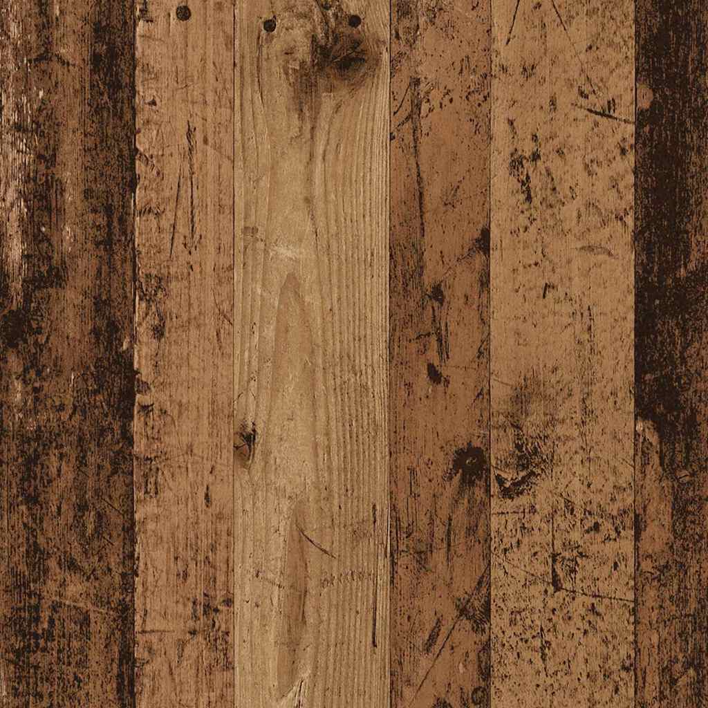 vidaXL Console Table 2 pcs Old Wood 100 x 28 x 75 cm Engineered Wood