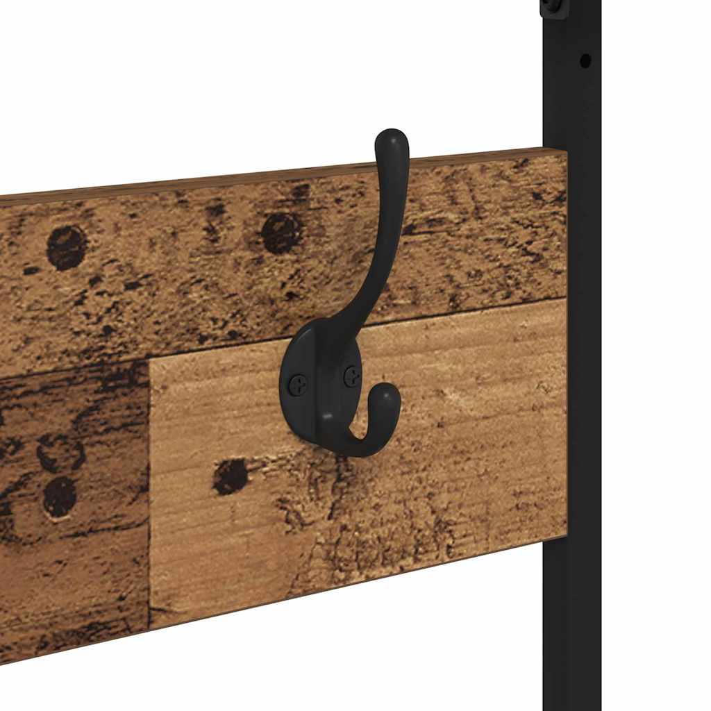 vidaXL Clothes Rack Old Wood 100 x 41 x 184 cm Engineered Wood