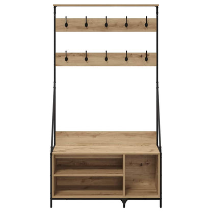 vidaXL Clothes Rack Artisan Oak 100 x 41 x 184 cm Engineered Wood