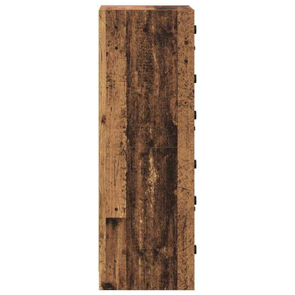 vidaXL Highboard Old Wood 35 x 37 x 109 cm Engineered Wood
