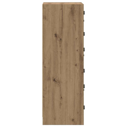 vidaXL Highboard Artisan Oak 35 x 37 x 109 cm Engineered Wood